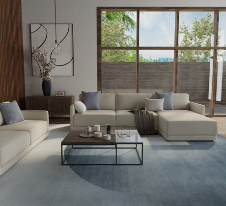 Feizy Katya Modern Geometric - Blue/White Area Rug