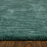 Feizy Luna Modern Solid - Green/White Area Rug