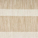 Close-up of the woven texture of the Nourison Positano Beige Ivory Modern Area Rug.