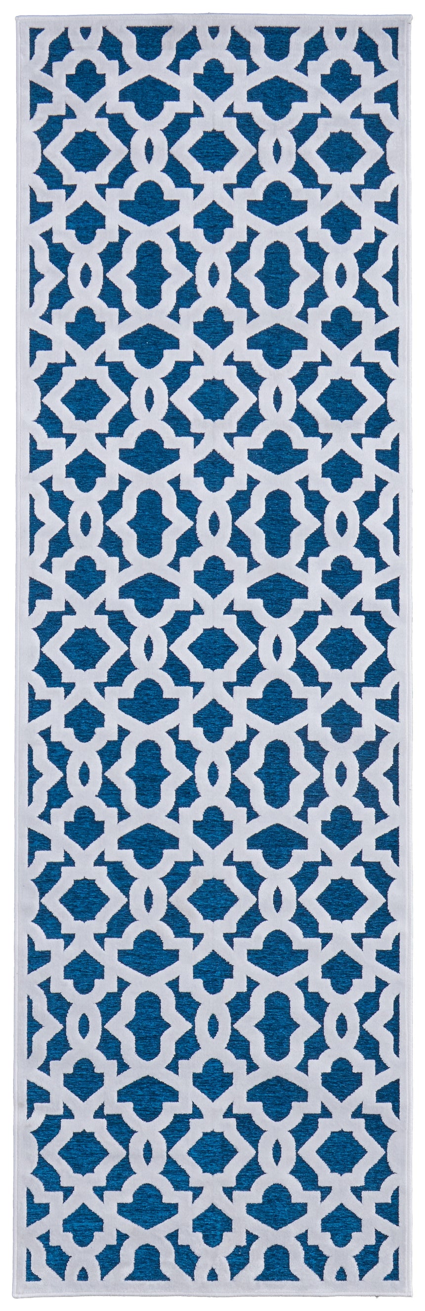 Feizy Saphir Mira Modern Geometric - Blue/Green/White Area Rug - Clearance