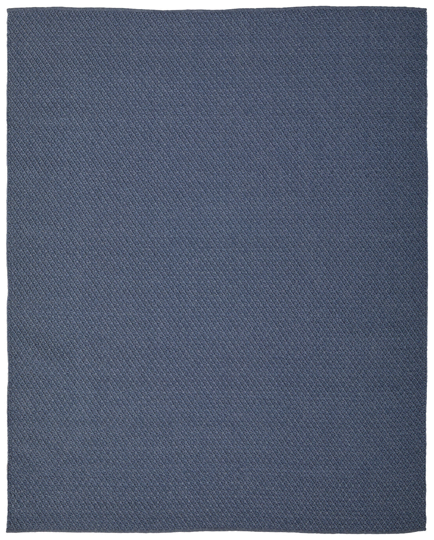 Feizy Tito Modern Solid - Blue Area Rug