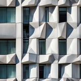 Sculpted Concrete Facade