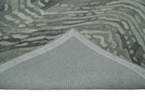 Abstract Modern Hand Tufted 2x3, 3x5, 5x8, 6x9, 8x10 and 9x12 Woolen Beige, Silver and Gray Area Rug | MIR3