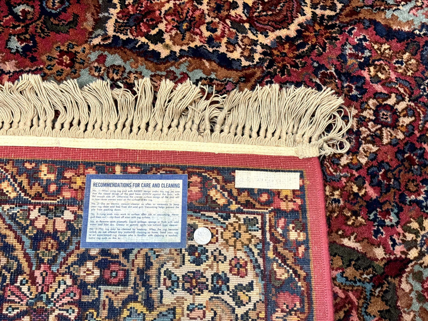 12x16 Karastan Multicolor Panel Kirman Rug #717, Rare Palace Size Wool Original 700 Series