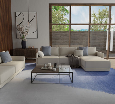 Feizy Katya Modern Geometric - Blue/Gray Area Rug