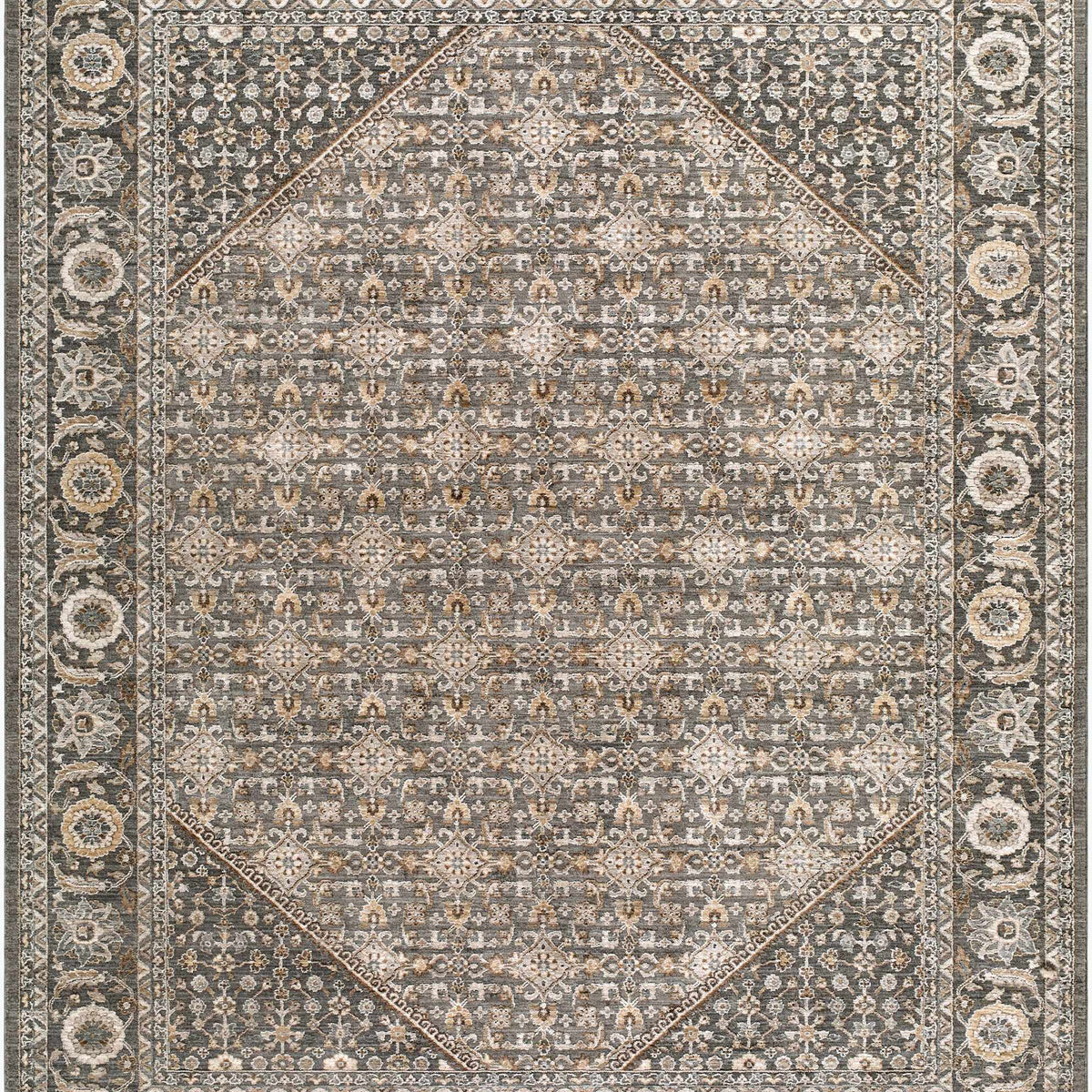 Somei Olive Medallion Traditional Area Rug – Boutique Rugs