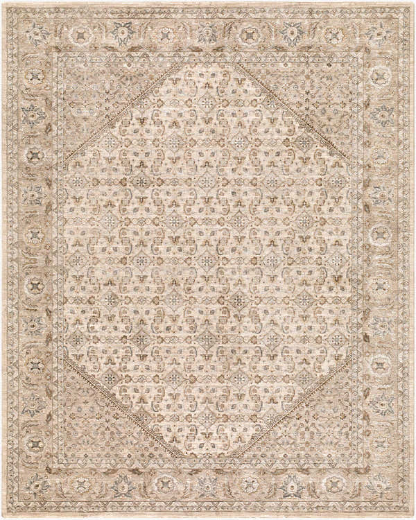 Sample Somei Ivory Medallion Traditional Area Rug