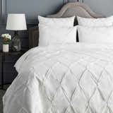Gutalac White Quilted Bedding Euro Sham - Clearance