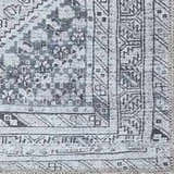 Sample Barny Gray Denim Washable Rug - Clearance