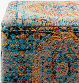 Gretna Mustard Ottoman Pouf