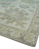Antique Design Medallion Earthy Ivory and Camel 8x10 wool Area Rug