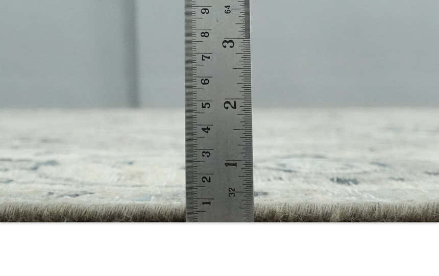 Custom Made Antique Distressed Brown and Beige Hand Knotted Traditional Oriental Oushak Wool Area Rug