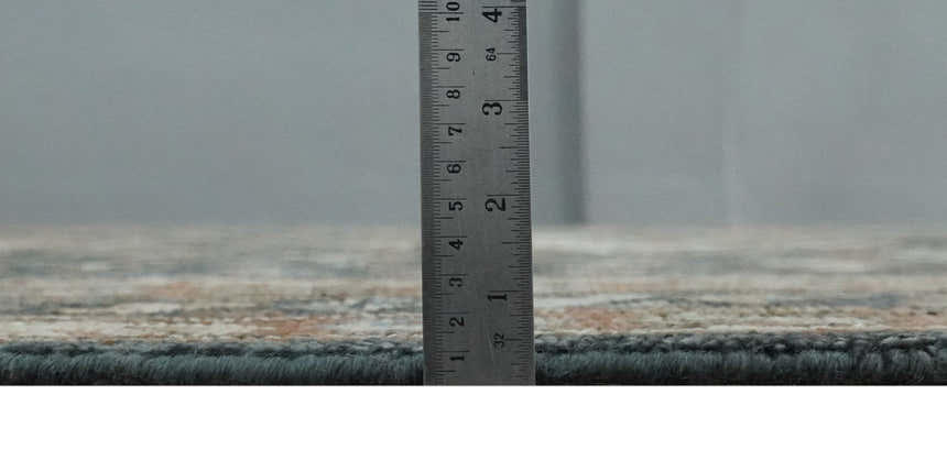 Antique Style Charcoal, Beige and Rust Hand knotted Custom Made wool Area Rug