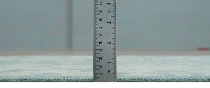 Antique Style Ivory and Gray Hand Knotted Traditional Oushak 2x4 wool Bedside Rug