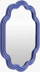 Cakaa Blue Wood Mirror