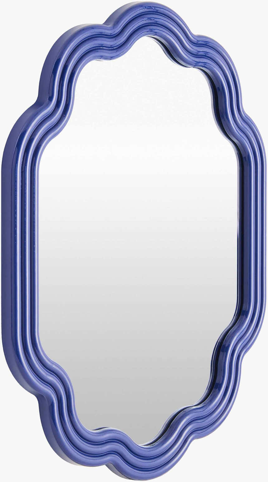 Cakaa Blue Wood Mirror
