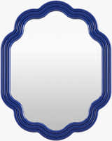 Cakaa Blue Wood Mirror