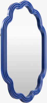 Cakaa Blue Wood Mirror