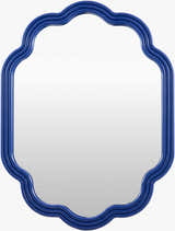 Cakaa Blue Wood Mirror