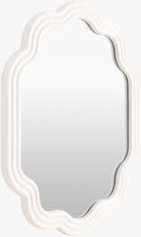 Xugeo White Wood Mirror