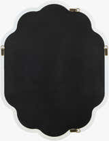 Xugeo White Wood Mirror
