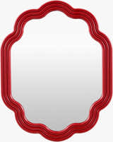 Posoi Blue Wood Mirror