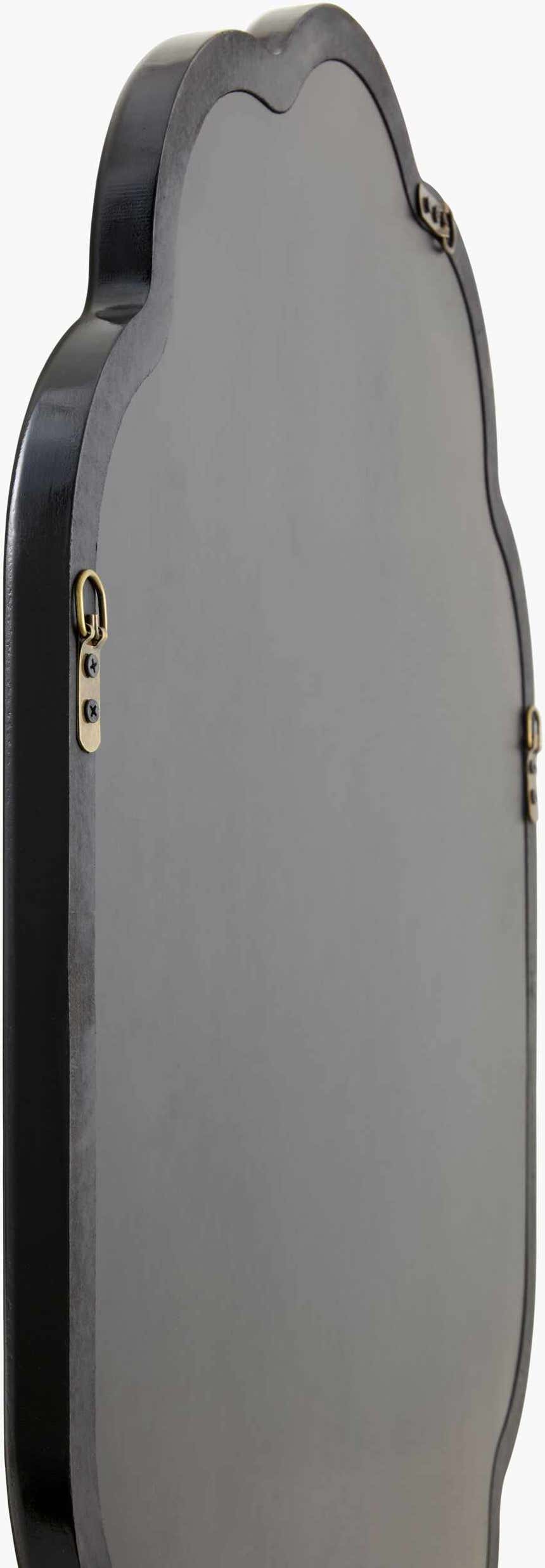 Yowele Blue Wood Mirror