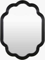 Yowele Blue Wood Mirror
