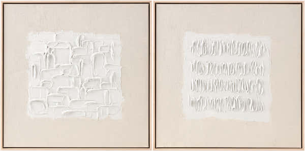 Warm Light Gray Modern Framed Wall Art for modern gallery walls
