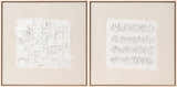 Warm Light Gray Modern Framed Wall Art for modern gallery walls
