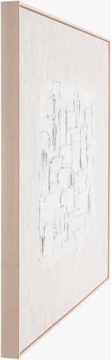 Deep Light Gray Modern Framed Wall Art for modern gallery walls