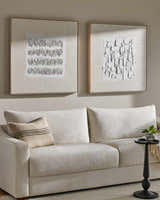 Deep Light Gray Modern Framed Wall Art for modern gallery walls