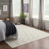 Nourison Versatile Ivory White Modern Area Rug