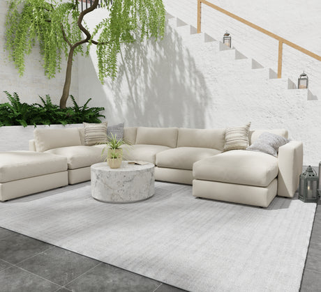 Feizy Highview Modern Stripes - Gray/Ivory Area Rug