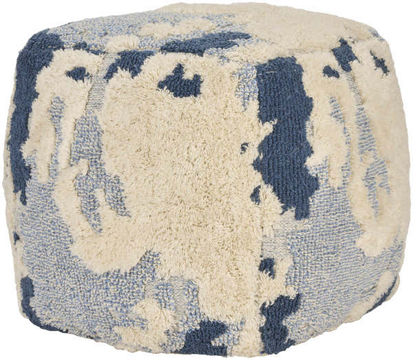 Mina Victory Lifestyle Rc039 Blue Indoor Poufs