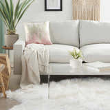 Mina Victory Sofia Ombre Met Sequins Blush Indoor Throw Pillow - Clearance