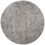 Feizy Asher Transitional Geometric - Taupe/Gray/Tan Area Rug - Clearance