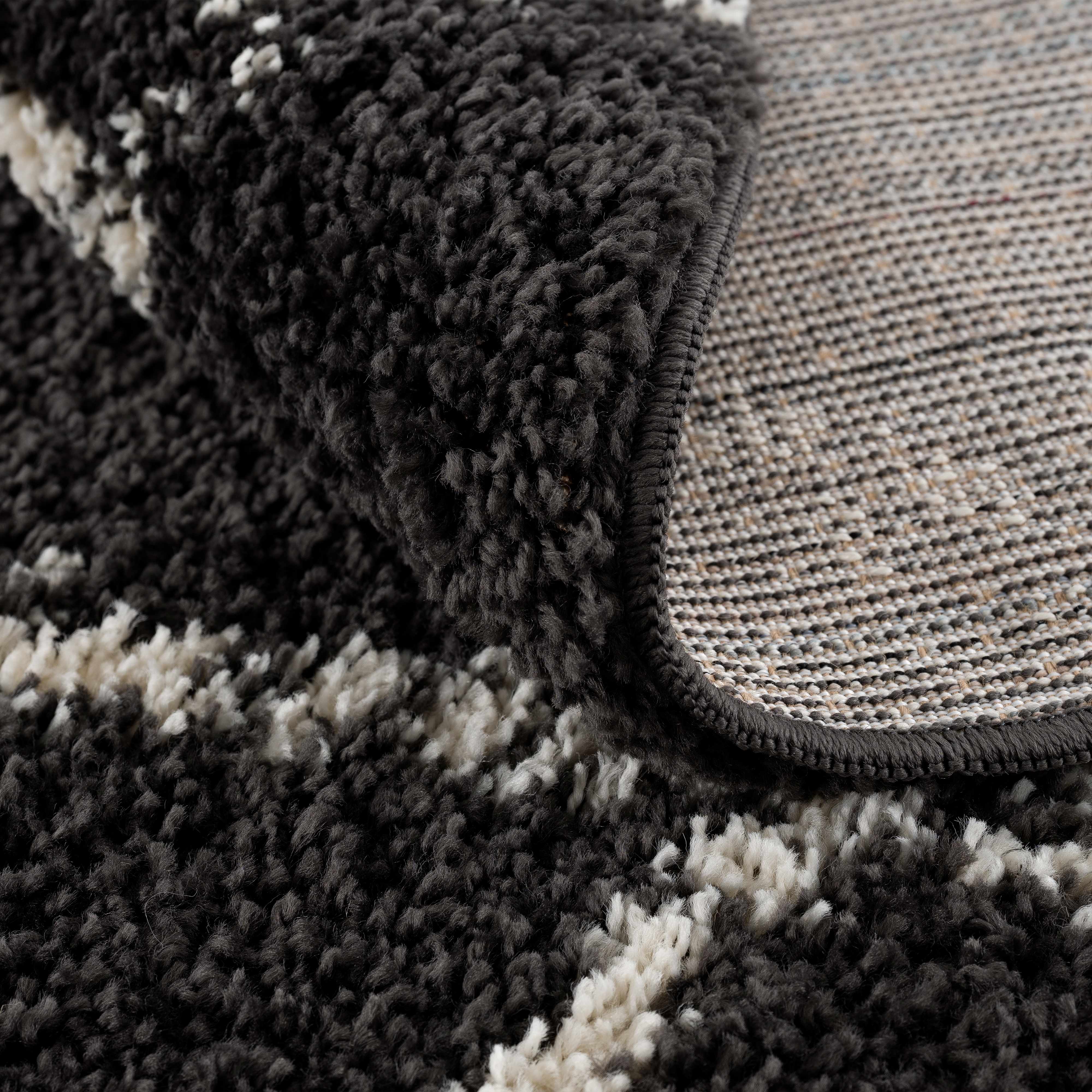Wallagrass Black Moroccan Shag Rug - Clearance – Boutique Rugs