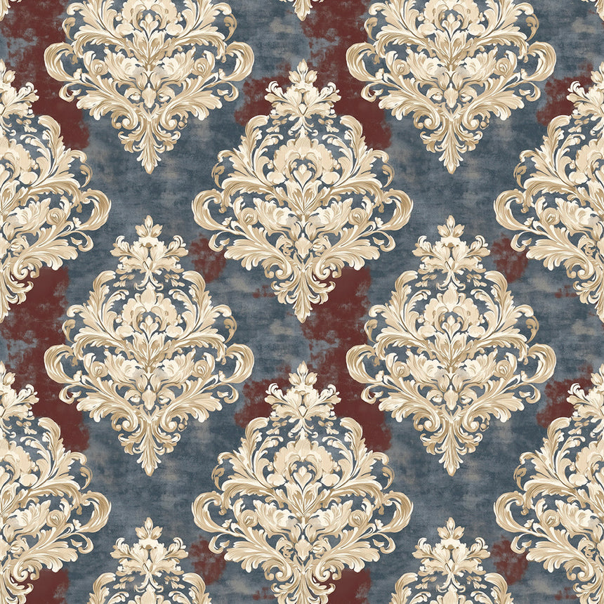 Regal Manor Damask Wallpaper