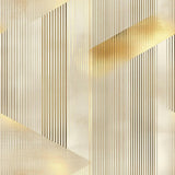 Gilded Lines Deco Wallpaper