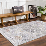 Sample Ivria Blue Gray Area Rug - Clearance