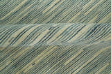 Beige and Teal Modern stripes Design Hand Tufted Multi Size wool area rug