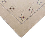 Beige Border Design Hand Loomed Wool Area Rug