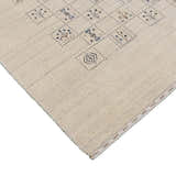 Beige Tribal Design Hand Loomed Wool Area Rug