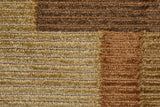 Feizy Keystone Transitional Color Block - Green/Brown/Orange Area Rug - Clearance
