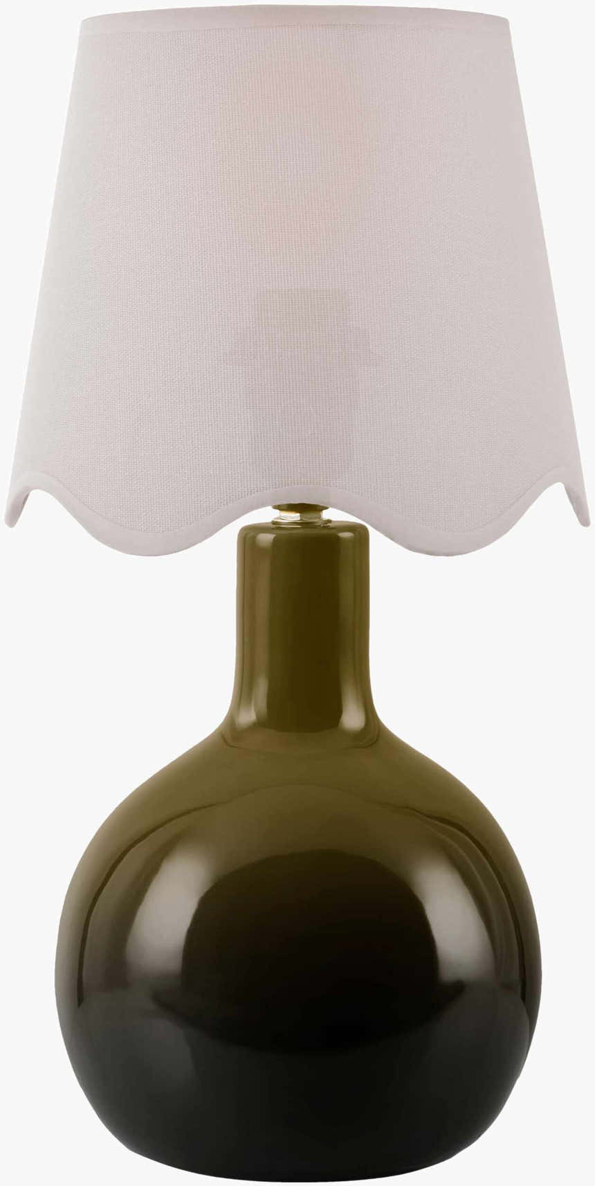 Atenxoxola Black Ceramic Table Lamp