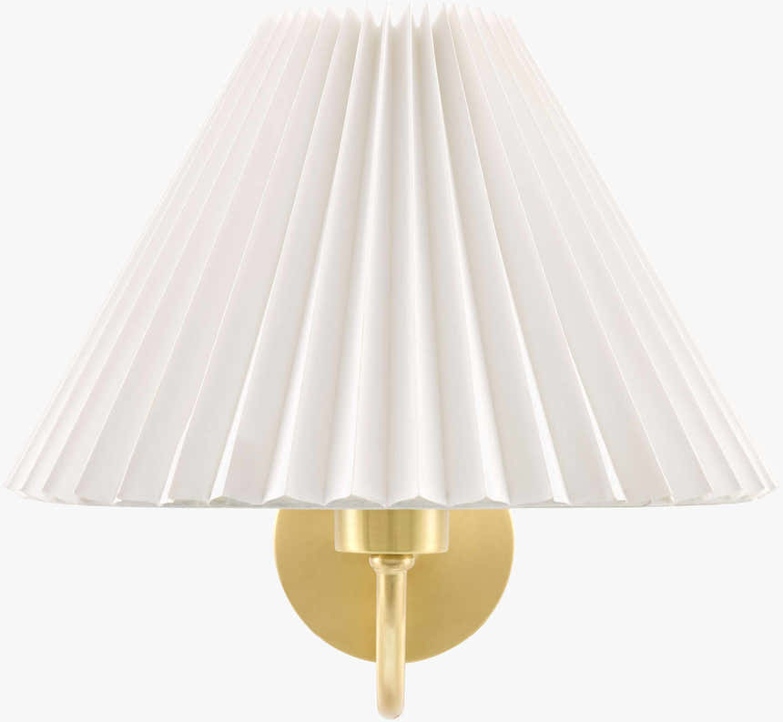 Soft Light Gray Traditional Wall Sconce with linen details for hallway or bedroom lighting