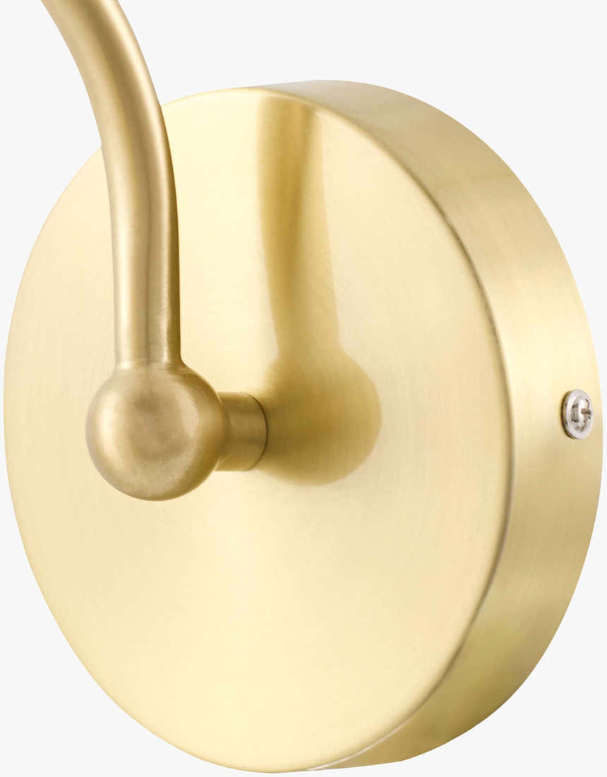 White Traditional Wall Sconce with linen details for hallway or bedroom lighting