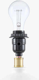 Matting Modern Table Lamp with global details for bedside or console tables