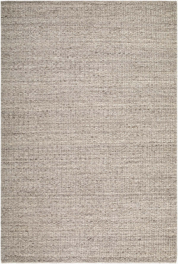 Sample Nikie Taupe Abstract Hand Woven Wool Area Rug